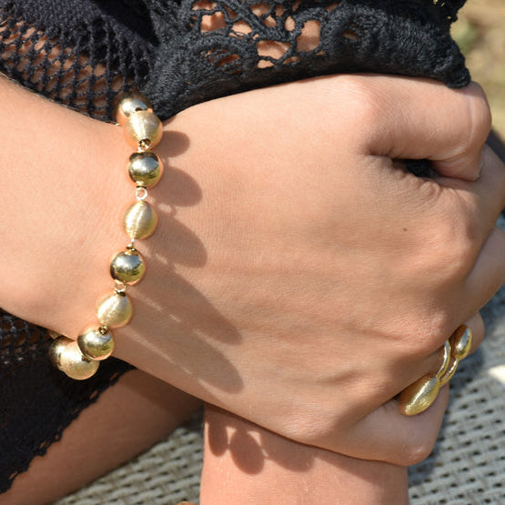 Bracciale Saba con Sfere Setate
