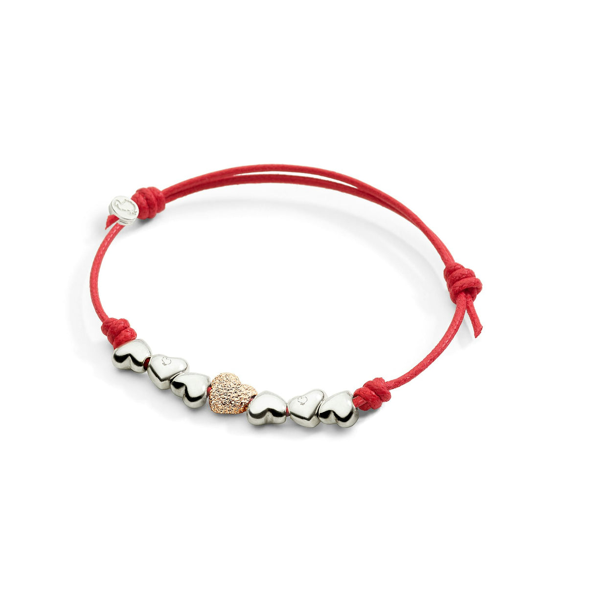 Componente DoDo Cuore Oro Rosa Diamantato