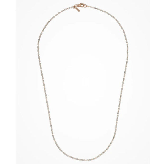 Collana in Argento e Oro Rosa Design Typhoon