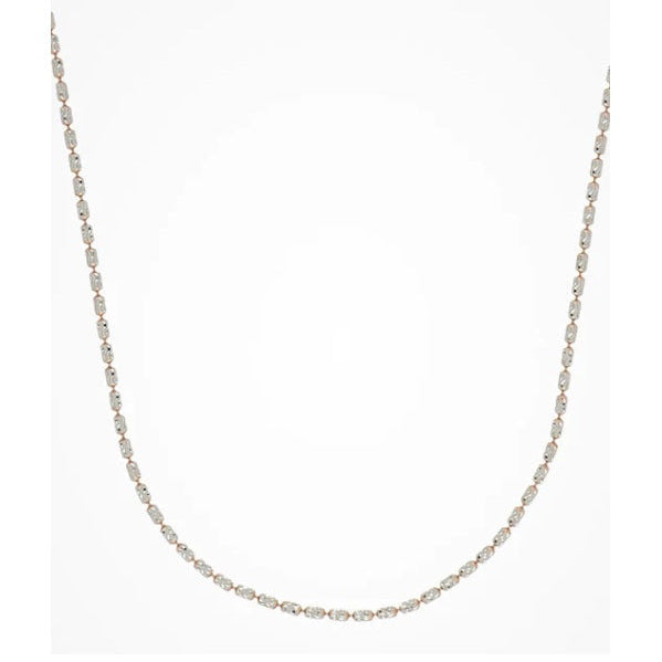 Collana in Argento e Oro Rosa Design Typhoon