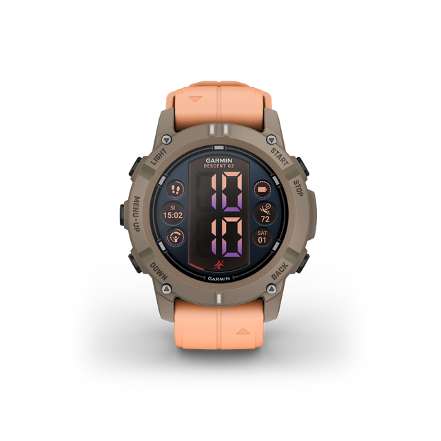 Descent™ G2 Paloma con cinturino Shell Pink-Orologi-GARMIN-Gioielleria Granarelli