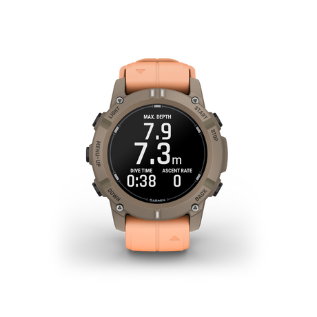 Descent™ G2 Paloma con cinturino Shell Pink-Orologi-GARMIN-Gioielleria Granarelli
