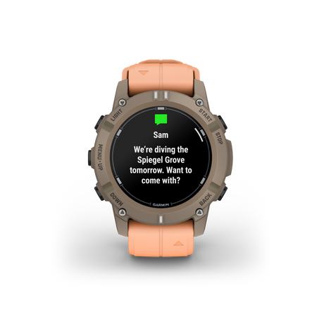 Descent™ G2 Paloma con cinturino Shell Pink-Orologi-GARMIN-Gioielleria Granarelli