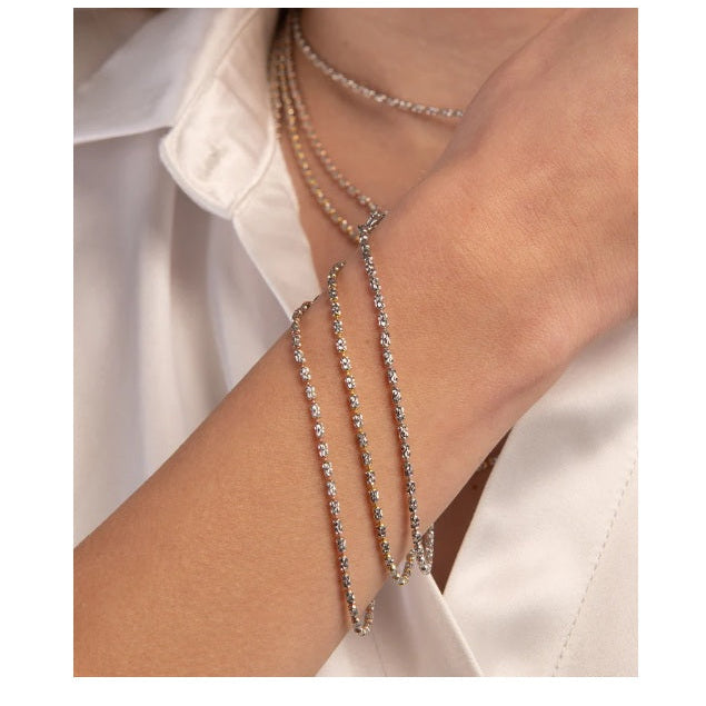 Bracciale in Argento Rosa Design Typhoon