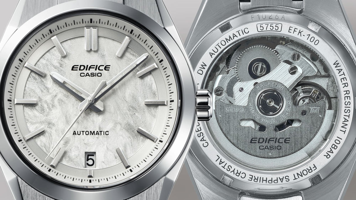 Edifice Automatico Acciaio Argento EFK-100D-7A