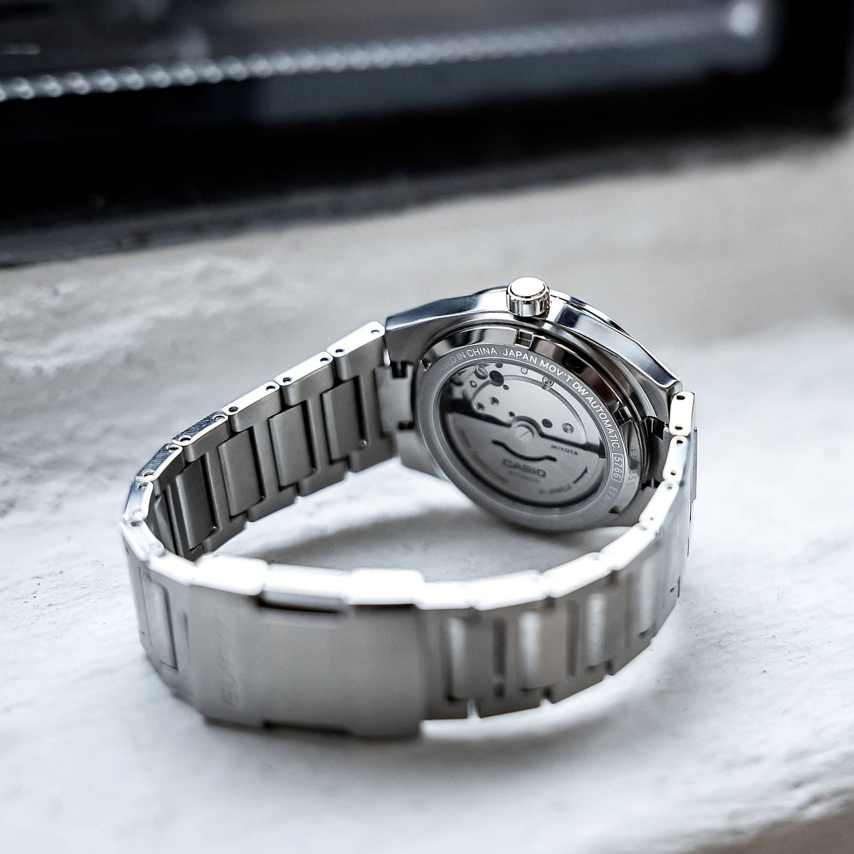 Edifice Automatico Acciaio Nero