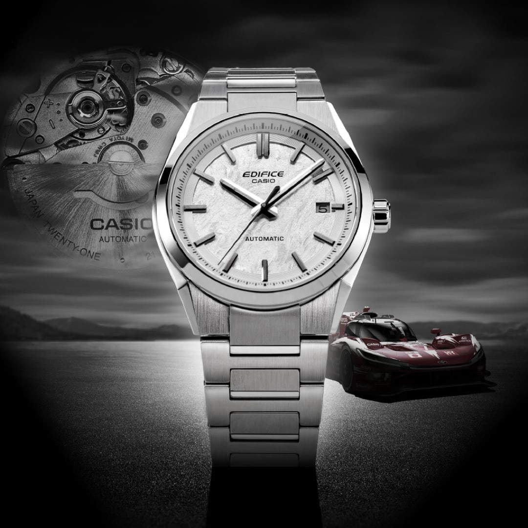 Edifice Automatico Acciaio Argento