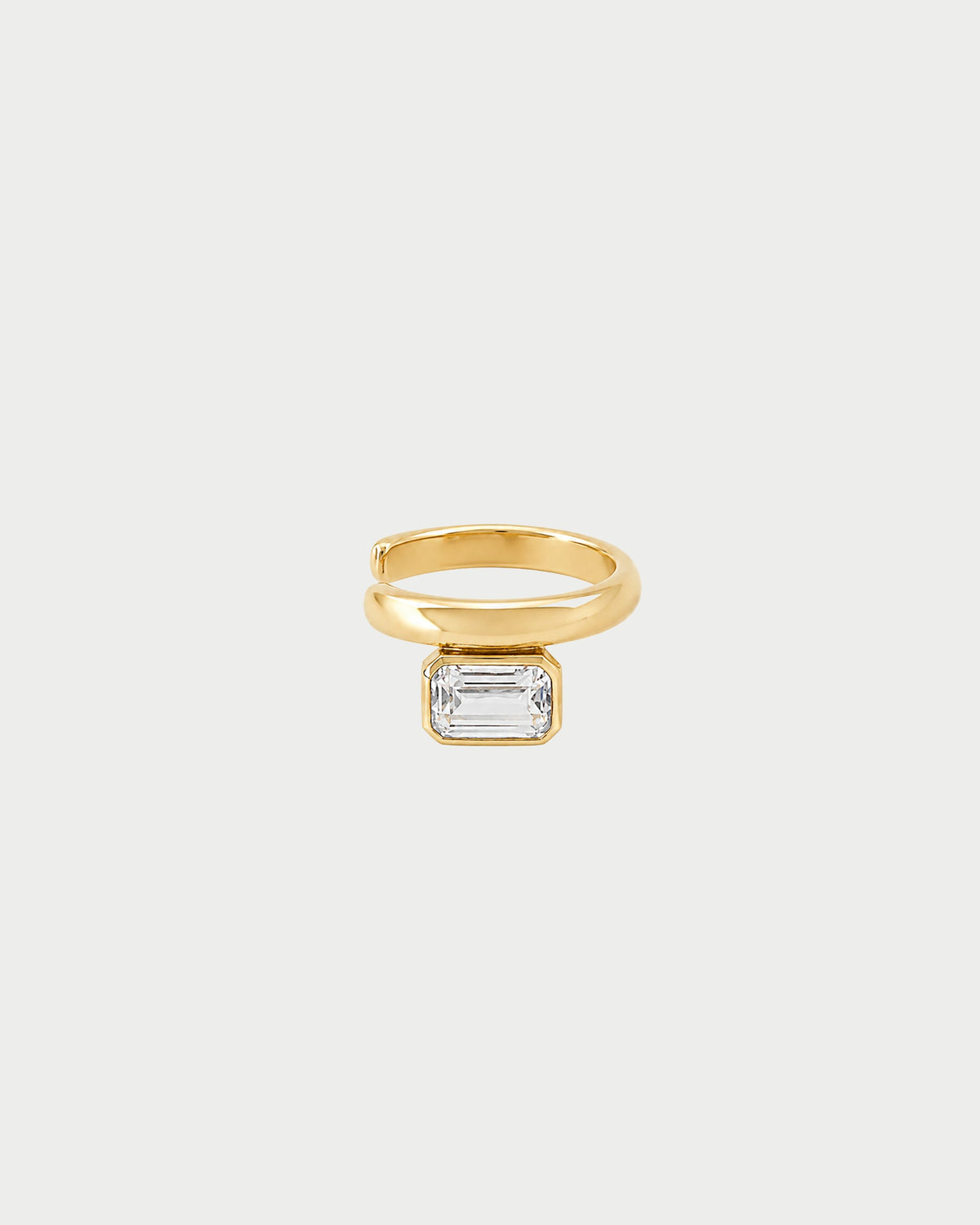 Earcuff Emerald Cut