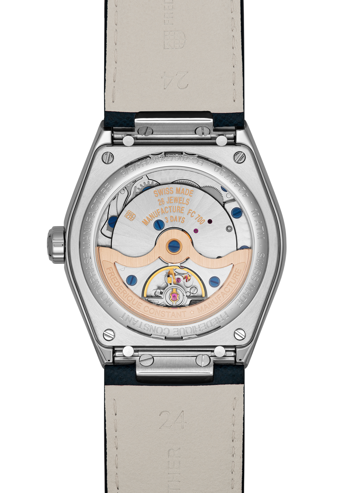 Highlife Moonphase Date Manufacture Automatico Pelle 39mm