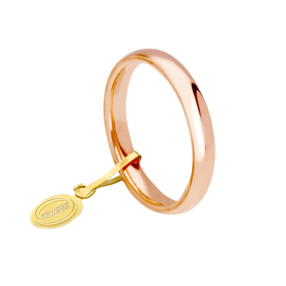 Fede Matrimoniale "Comoda" Oro Rosa 18 kt