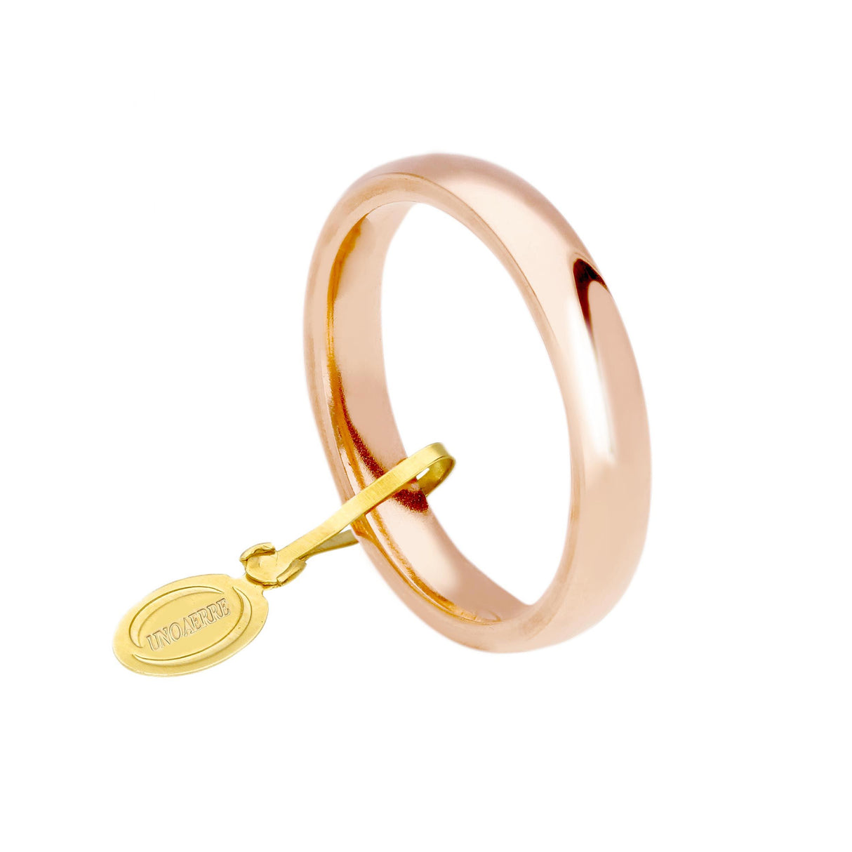 Fede Matrimoniale "Comoda" Oro Rosa 18 kt