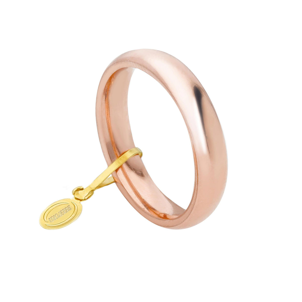 Fede Matrimoniale "Comoda" Oro Rosa 18 kt