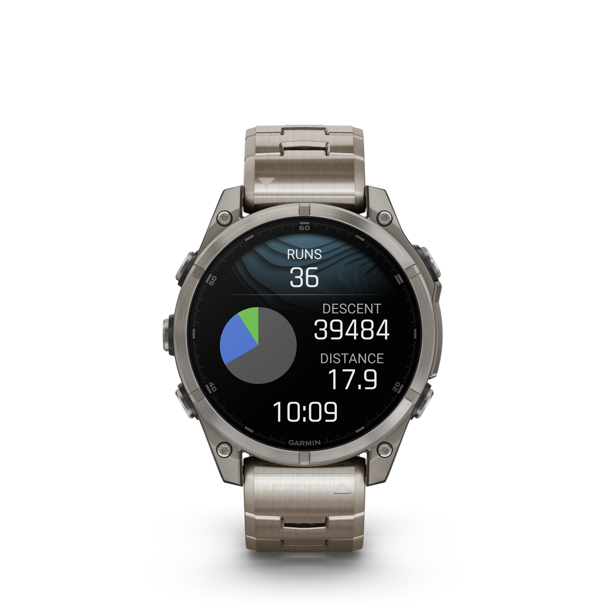fēnix® 8 - 47 mm, AMOLED Bracciale Titanio-Orologi-GARMIN-Gioielleria Granarelli