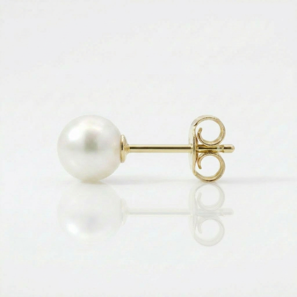 Mono barreet earring pearls