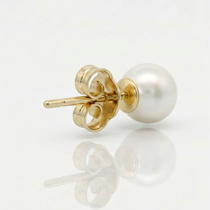 Mono barreet earring pearls