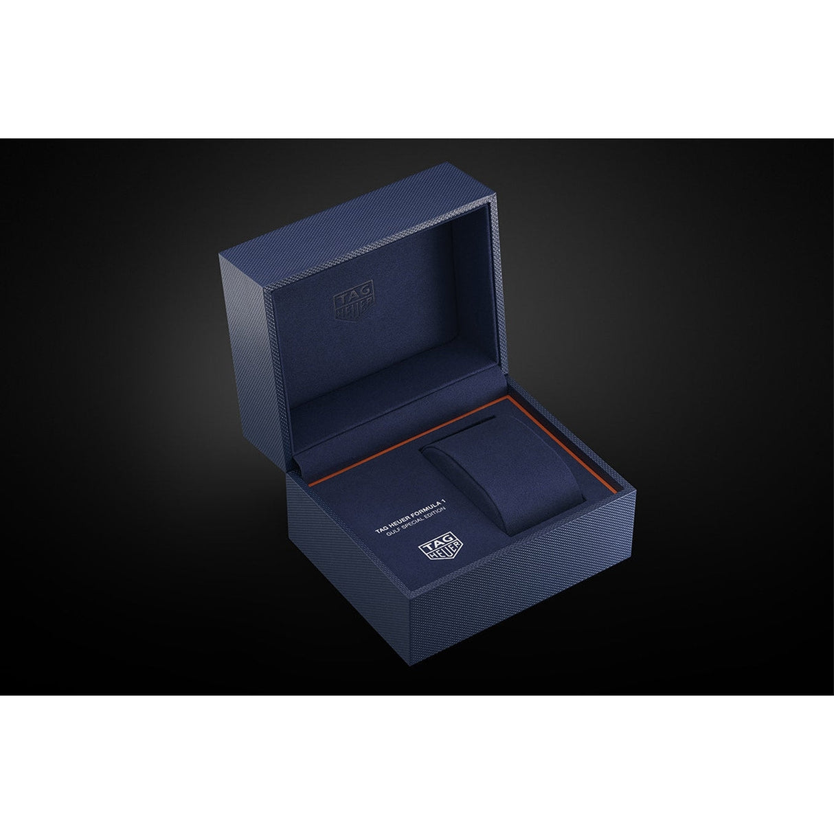 Formula 1 Gulf 43 mm Blu/Arancio Acciaio-Orologi-TAG HEUER-Gioielleria Granarelli