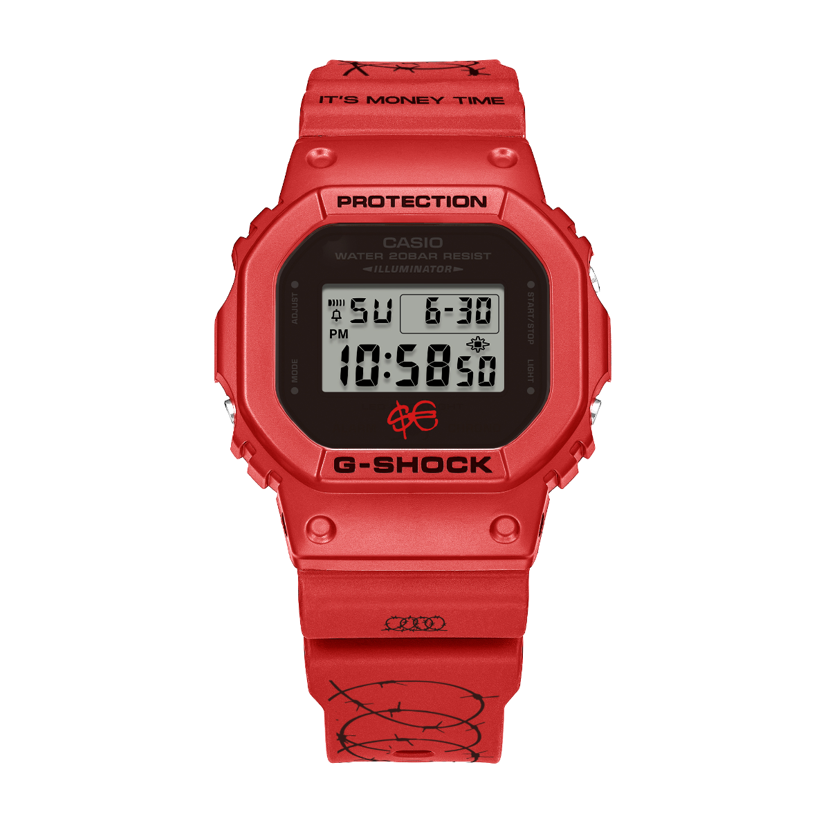 G-Shock Classic 6900 Sfera Ebbasta Rosso Limited Edition