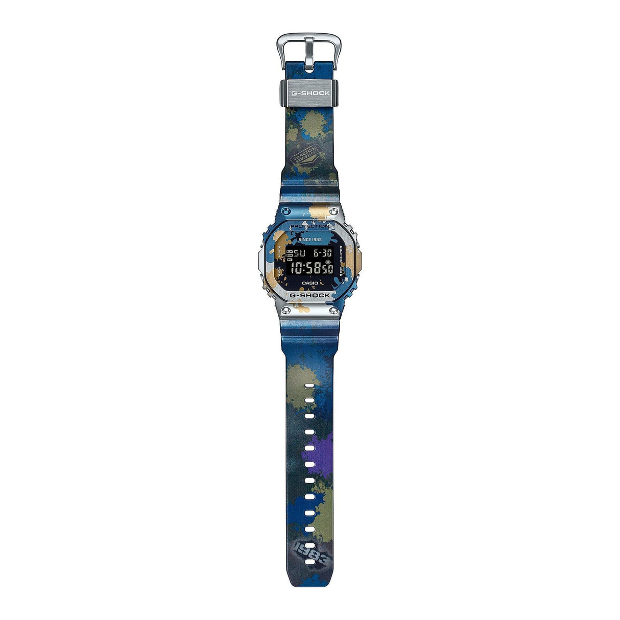 G-Shock Street Spirit Blue and Gold-Orologi-CASIO-Gioielleria Granarelli