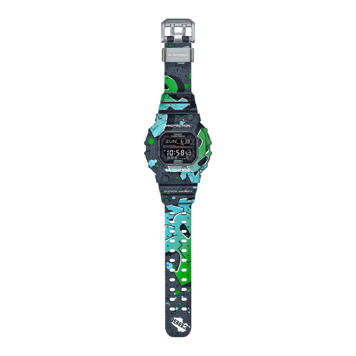 G-Shock Street Spirit Blue and Green-Orologi-CASIO-Gioielleria Granarelli