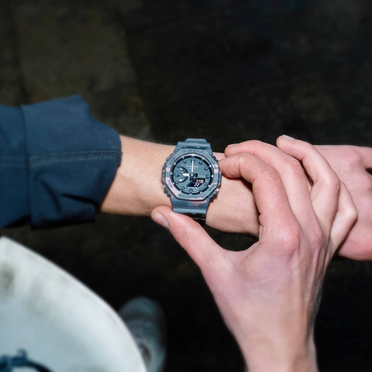 G-Shock GA-2100 Mimetico Marrone