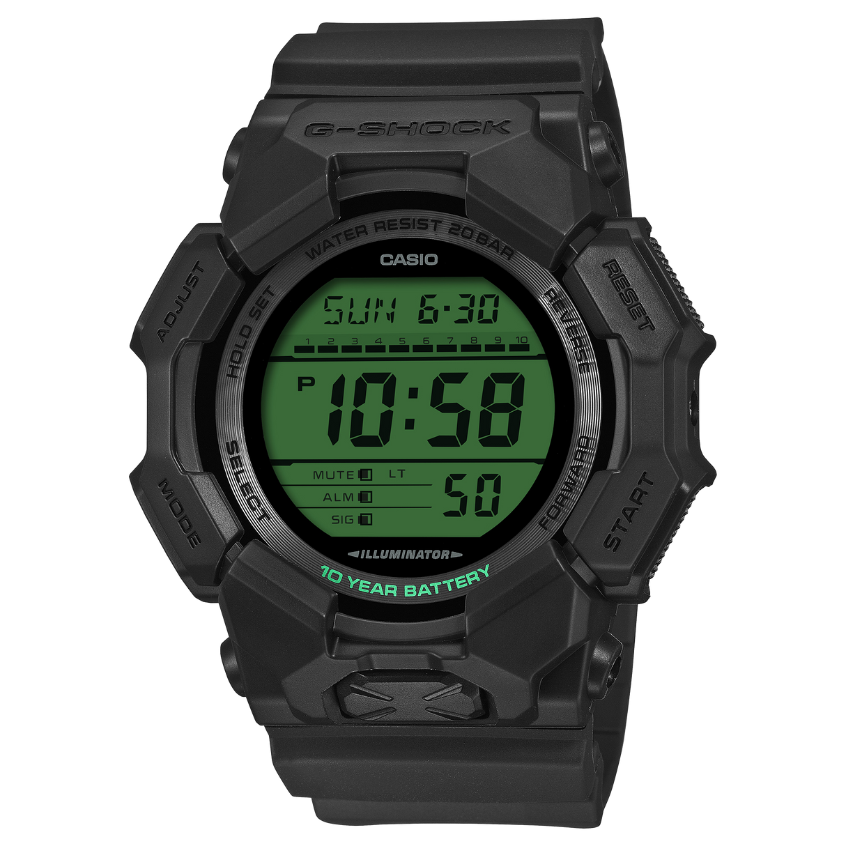 G-Shock Classic GD-010 Black Nero