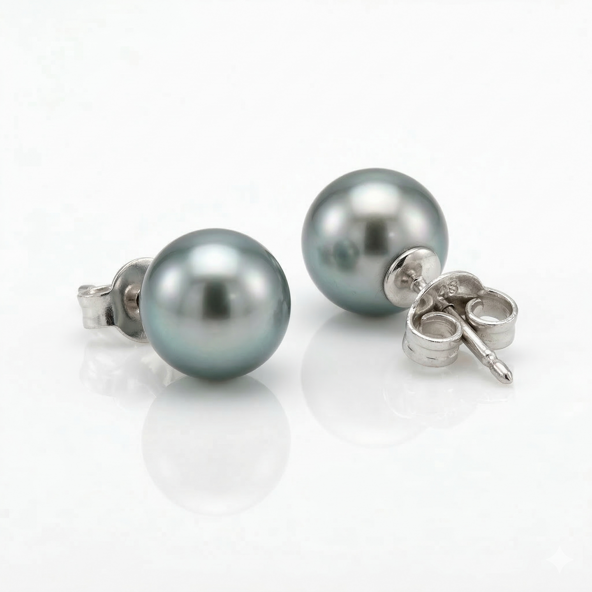 Orecchini Perla Ø 8 mm TAHITI