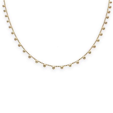 Girocollo Bollicine in Oro Giallo cm 46-Girocolli-GRANARELLI-Gioielleria Granarelli