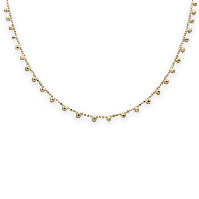 Girocollo Bollicine in Oro Giallo cm 46-Girocolli-GRANARELLI-Gioielleria Granarelli