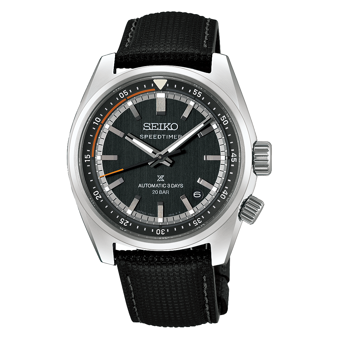 Prospex Speedtimer Auotmatico Nero Pelle 39mm
