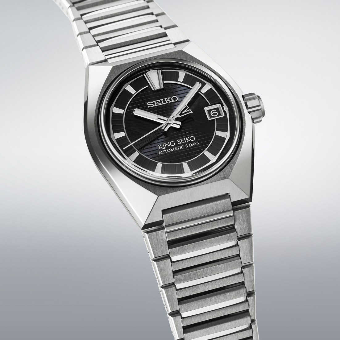 King Seiko Vanac Automatico Nero Titanio 41mm