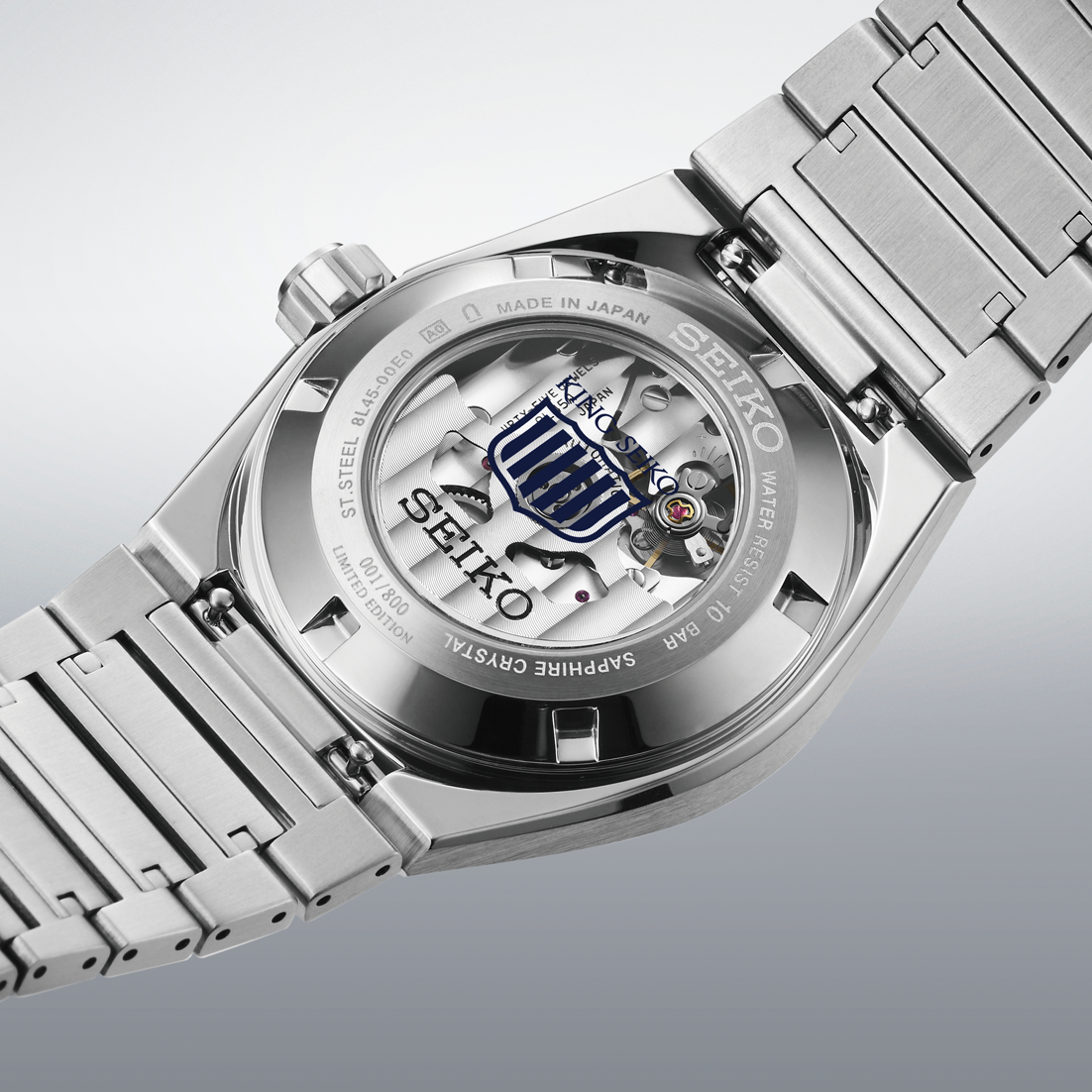 King Seiko Vanac Automatico Bianco/Blu Acciaio 41mm Ediz.Lim.
