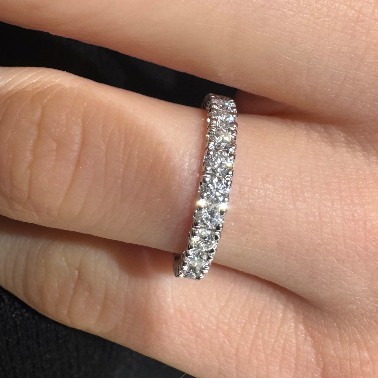 Anello Fedina Eternity Diamanti 1,48kt