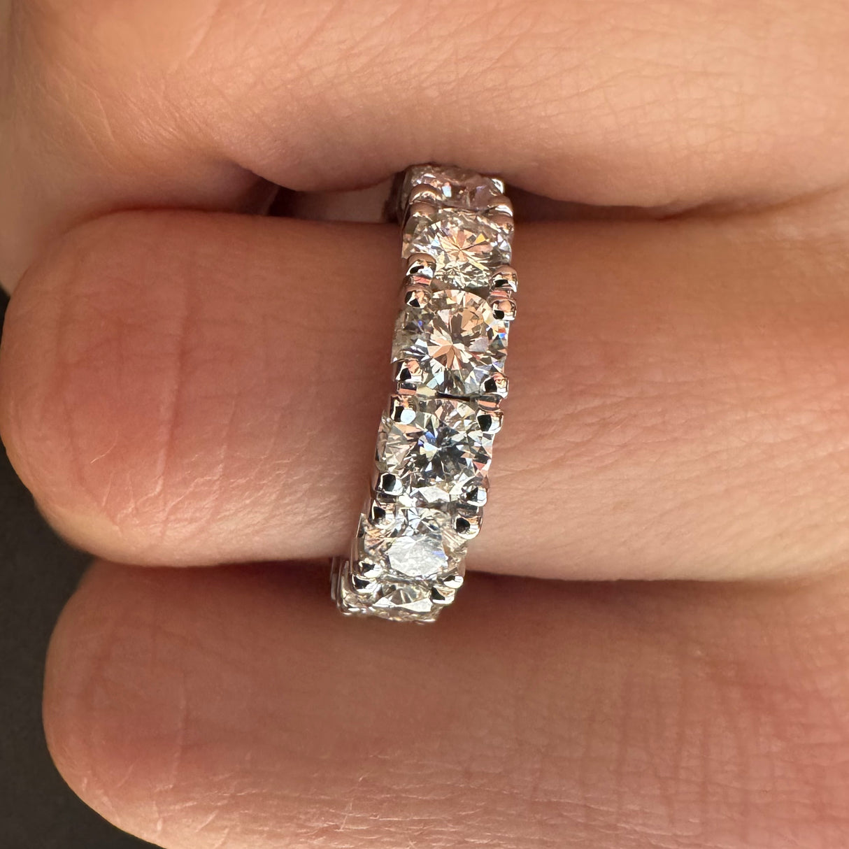 Anello Fedina Eternity Diamanti 4.67kt