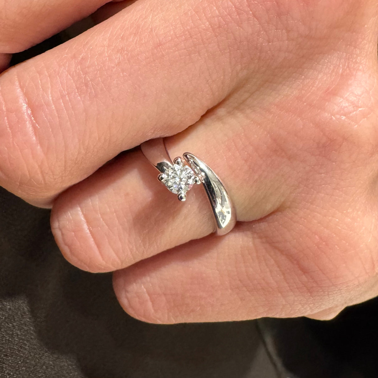 Ring Roarlo Solitaire White gold and diamond