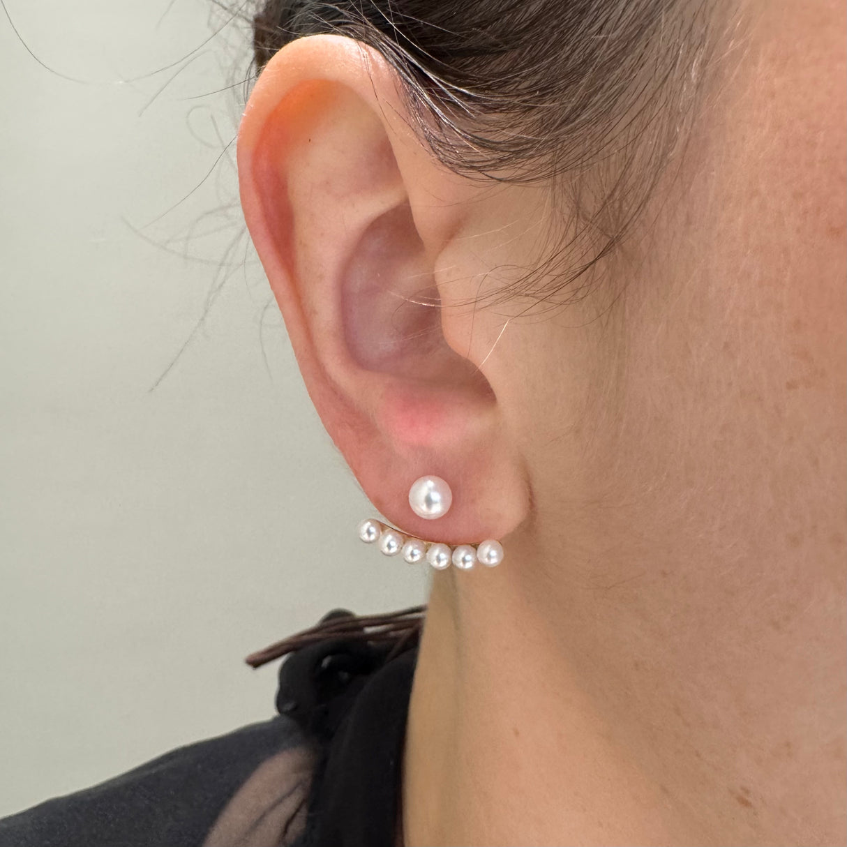 Orecchini perle retro 3/5,5mm oro 9kt