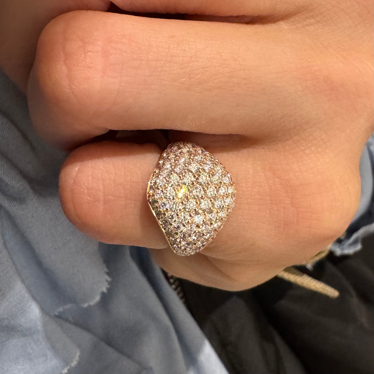 Chevalier Pavè Diamond Gold Diamonds