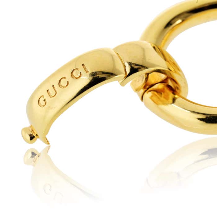 Bracciale Gucci Horsebit Maglie Grandi Oro Giallo