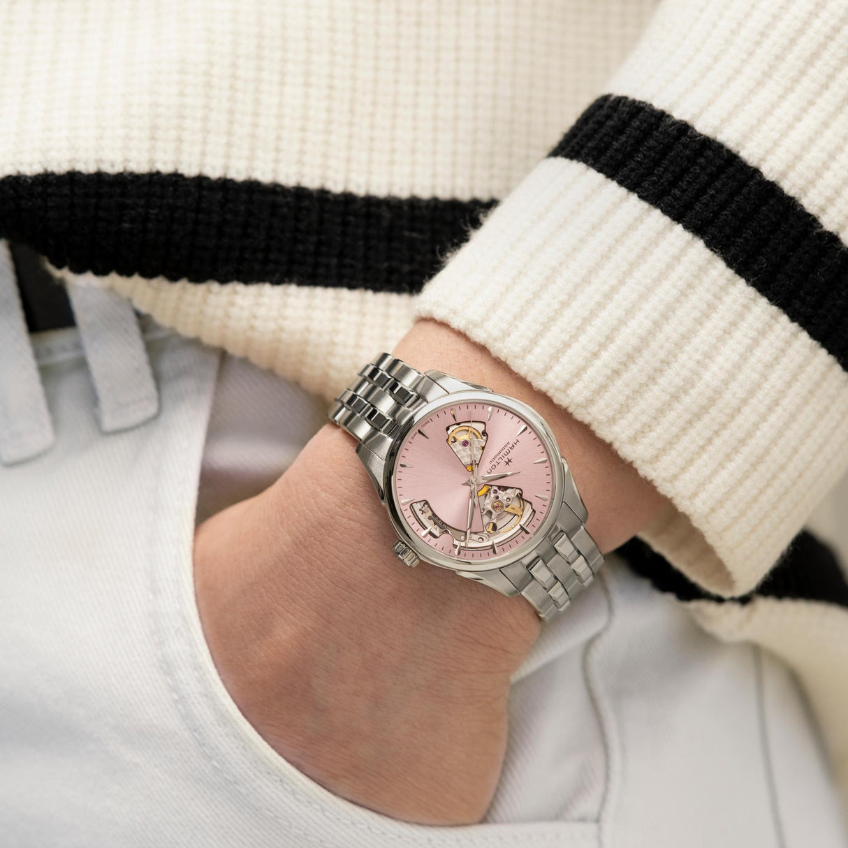 Jazzmaster open heart H32215170-Orologi-HAMILTON-Gioielleria Granarelli