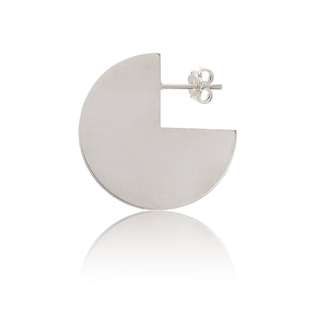 Mono orecchino pacman grande In Argento-Orecchini-GioGio-Gioielleria Granarelli