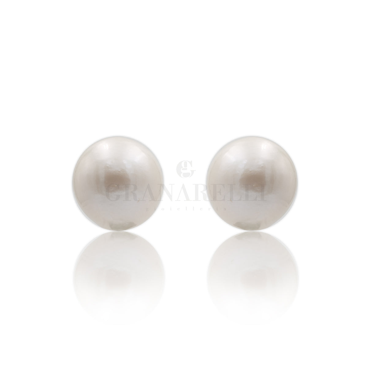 Orecchini perle 6,5 mm oro 9kt