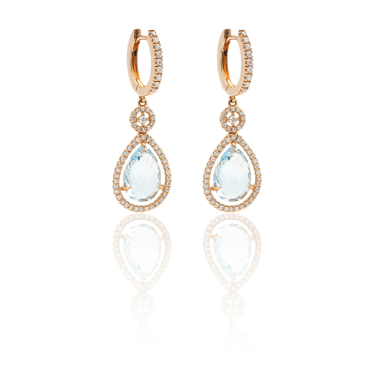 Orecchini Orecchini Acquamarina e Diamanti CRIVELLI