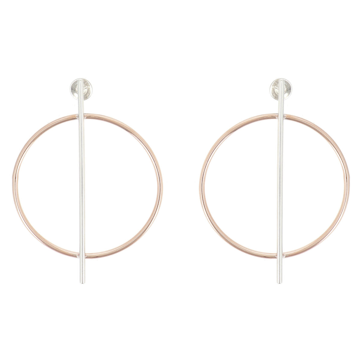 Orecchini Elegance Cerchi e Barretta-Orecchini-PESAVENTO-Gioielleria Granarelli
