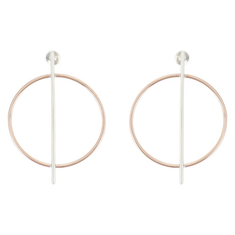 Orecchini Elegance Cerchi e Barretta-Orecchini-PESAVENTO-Gioielleria Granarelli