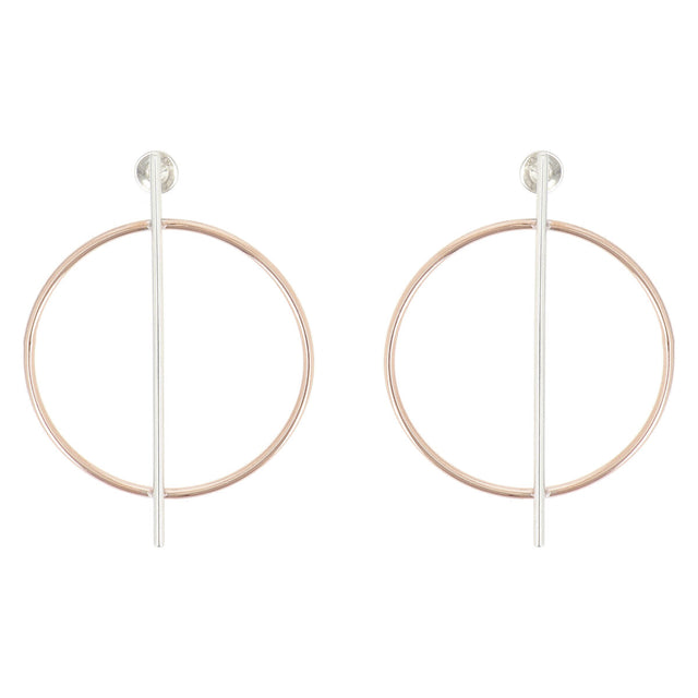 Orecchini Elegance Cerchi e Barretta-Orecchini-PESAVENTO-Gioielleria Granarelli