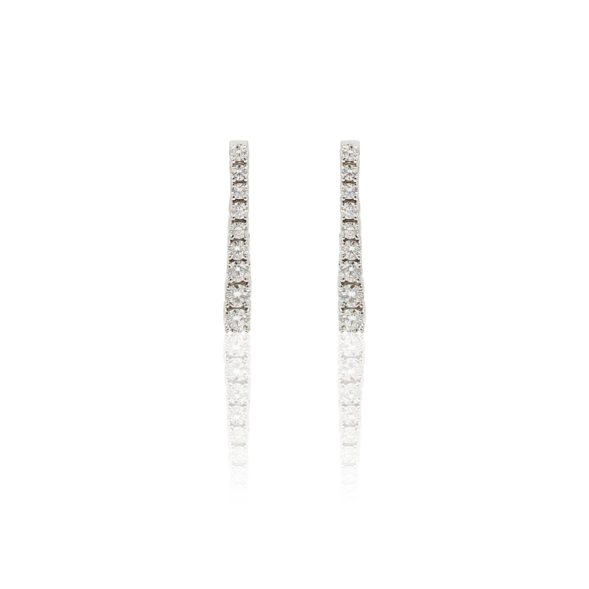 Orecchini Orecchini Tennis Pendenti Diamanti Bianchi GRANARELLI