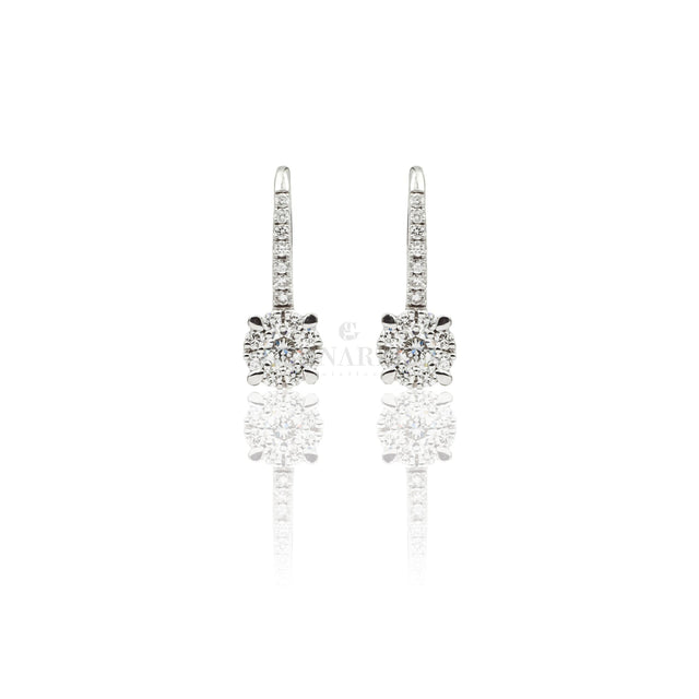 Orecchini Orecchini con Diamanti in Oro Bianco CRIVELLI