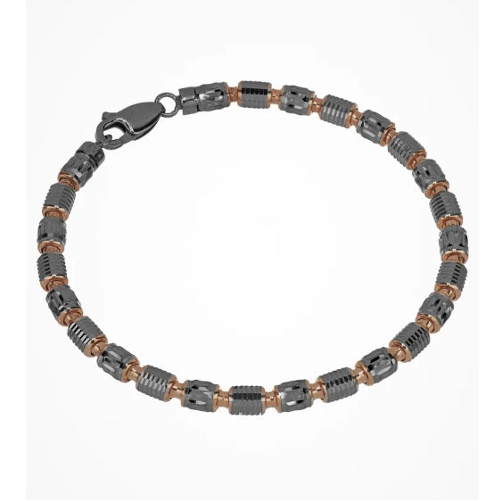 Bracciale in Argento Rosa Barrel Pioneer Canna di Fucile