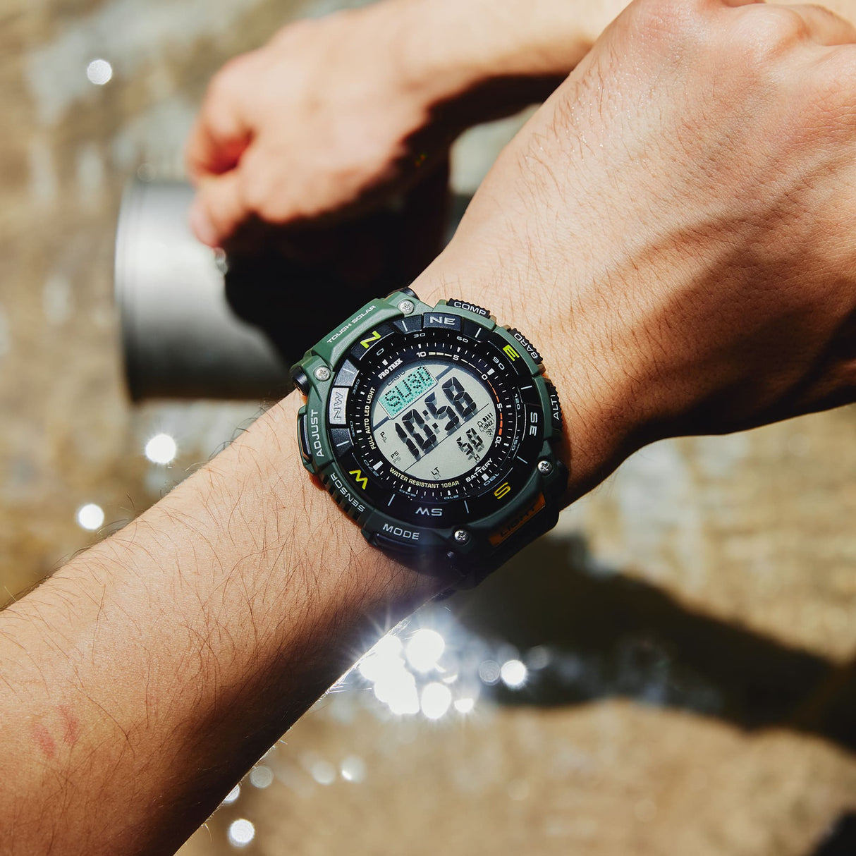 Pro Trek solar PRG-340-3ER-Orologi-CASIO-Gioielleria Granarelli