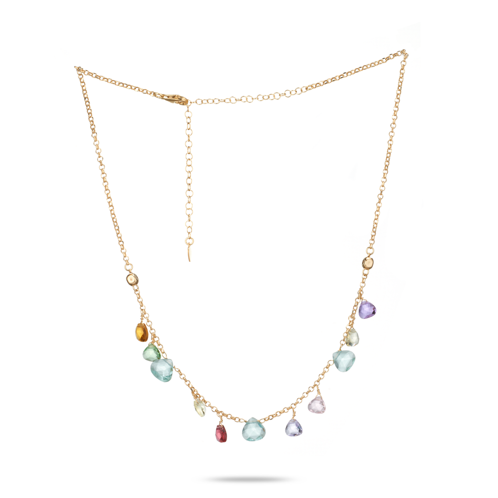 Collana a Cristalli Multicolor