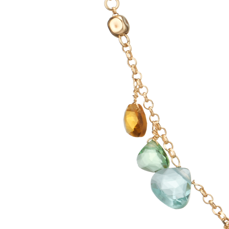 Collana a Cristalli Multicolor
